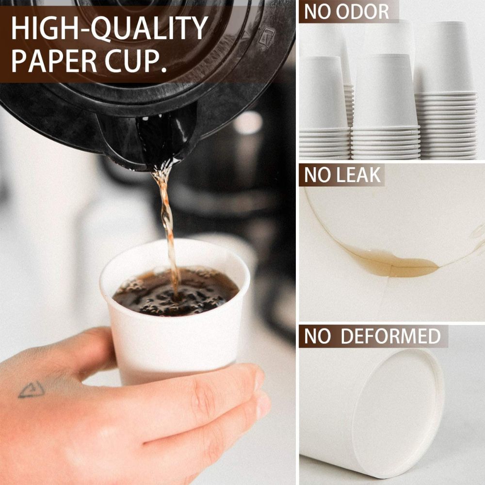 Nicunom 400 Count White Paper Bath Cups, 2 oz Small Paper Disposable  Bathroom, Espresso, Mouthwash C…See more Nicunom 400 Count White Paper Bath  Cups