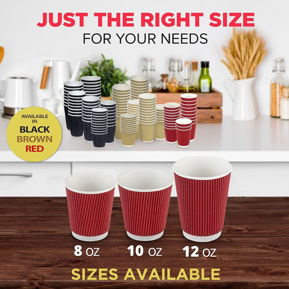 8oz 240ml Red Disposable Party Solo Cups